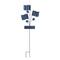 Glitzhome® 42" Patriotic Welcome Metal Flags Yard Stake